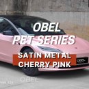 강남랩핑 테슬라 랩핑 OBEL SATIN METAL CHERRY PINK 새틴 메탈 체리 핑크 후기