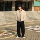 반코디 | [남친룩 니트 추천] 무신사 6컬러 모노 카라 니트 반집업 M–8XL 실착 후기 (겨울 데일리룩 코디)