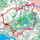 남산1리마을회관 | 89m)북덕산(96m매봉재산(196m)한점미산(127m)깃대봉(195m양수477)황새마루(115m)남산(221m)/경기양평