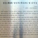 풍동 당산목 및 산치성 이미지