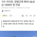 가수 아이유, 양평군에 해피나눔성금 1000만 원 전달 이미지