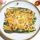 해물파전 만들기 재료 듬뿍 쪽파전 만드는법 이미지