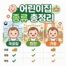 공립 화순나라어린이집 | 👶 어린이집 종류 총정리 / 국공립 · 민간 · 가정 어린이집 차이 (비용 및 특징)