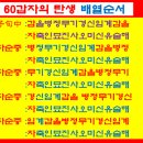 60갑자의 탄생과 배열 순서 이미지