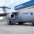 한국 공군용 C-390 초도비행 완료 이미지