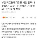 두 차례 유급받은 조민 성적 떴다 이미지