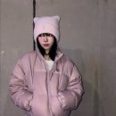 미야옹 | 겨울모자 추천🐾 MLB 엠엘비 모자 미야옹 스트라이프 비니 구매 및 착용 후기 ( ՞ෆ ̫ ෆ՞ )