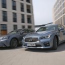 인피니티 Q50 하이브리드 vs 렉서스 GS 450h 이미지