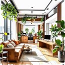 13평 아파트 기준 인테리어 공간활용 인공지능 이미지