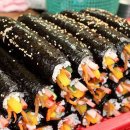 김밥 라면 이미지