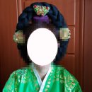 중전 가채,가체,상궁 머리 가발/한복/악세사리/전통/Korea Queen Court Lady Hair Wig/Hanbok/Acce 이미지