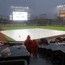 &#39;PO 1차전 우천 취소&#39; 18년 만의 한화-삼성 가을 야구, 일단 연기 이미지