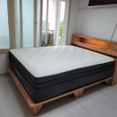 ＜＜ 포항 ＞＞ 마네평상형 침대+프리모매트리스+마네 주문제작형 와이드장 +두리안 원목거실장 이미지