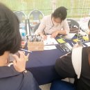 힐링 캐리커쳐 드로잉 이미지