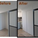 여주-1138 | 평택 지제 냉장고장수납장 문 키친핏 맞춤 설치 후기