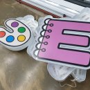 대현전기조명 | [대구간판] 북구 대현뜨란채 상가 비비드 아트미술학원 LED 채널 간판 제작 시공 후기