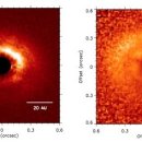 Star Pair’s Dusty Disk Shines Light on Planet Formation 이미지