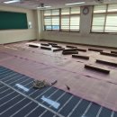 백석초등학교 | 동화 소폭강화마루 크로젠오크6와 전기난방필름 원데이 시공