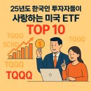 인컴소프트 | 25년도 한국인 투자자들이 사랑하는 미국 ETF TOP 10(1~5월)