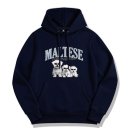 플라버 | 플라바 말티즈 기모 후드티 | 귀여운 강아지 캐릭터 오버핏 후드 | 커플룩,남녀공용 추천