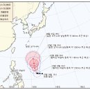 제 9 호 태풍 무이파(MUIFA) 발생 북상중 이미지