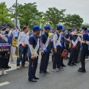 광주 광역시 시청 앞 정율성 공원 반대집회 이미지