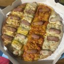 콰트로박스(Quatro Box) | 구로피자 피자알볼로 스파이의 일급기밀🍕 마피아42 콜라보 &#39;쟌슨빌 소시지피자&#39; 후기