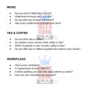 Are you fond of listening to music? 이미지