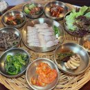 전도 버스정류장 옆 | 제주 함덕 가성비 좋은 9첩반상 돔베고기부터 고등어구이까지! 함덕회춘 내돈내산 후기