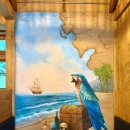 벽화 | 대형 카페 벽화 인테리어, 공간 브랜딩 입체 착시 벽화 작업 후기, 충청북도 벽화 업체