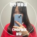 피니시타워 | 천안미용실 CHOP헤어 아윤채 크리닉 솔직 후기｜극손상모 머릿결 살리고 온 날