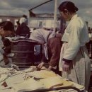 1951년 노점 포목상 이미지