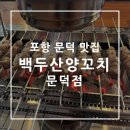 백두산양꼬치문덕점