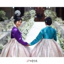 안양한복대여 여왕의 실루엣 가득품은 혼주한복