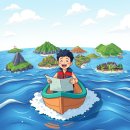 바다와섬 이미지