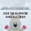 주식회사 아웃트리캠프 | [비에이 버스투어 비교] 삿포로 겨울 버스투어 16개 전체 가격 및 투어 코스 비교, 실제 후기