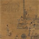중국 고서화 고미술품 중국화가 왕수곡 (王樹谷, 1649~1733년 후) 검완도 检玩图 이미지