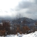 백련산(754m).칠백리고지(712m).모시울산(569.5m).나래산(543.8m) 종주 심설산행 /전북 임실 이미지