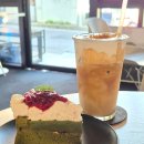 라떼케이크 | 이수역 카페 디저트 케이크 맛집 추천 시너리 시그니처 라떼 제주말차 갸또 케이크 후기