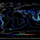 지도 작성: 1956~2022년 세계 주요 지진 이미지