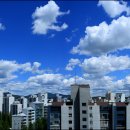 파노라마로 담은 맑은하늘 이미지