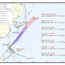 시즌1호 태풍 &#39;에위니아&#39; 예상 경로 이미지