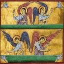바람이 불지 못하게 하는 천사들 (묵시 7,1-3) - 밤베르크 묵시록 이미지