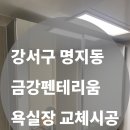 금강테크 | [강서구 명지동 명지금강펜테리움 아파트] 욕실장·샤워헤드·타일 교체 원스톱 시공