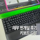 딜 | 테무 번개딜 후기 레이저 블랙위도우 v4 pro