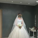 영플라워 | 브라이드영 본식 가봉 플라워 패턴 비즈 드레스 후기