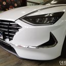 일산 자동차 복원 하는집 - 고양시 일산서구 일산동 쏘나타 DN8 뒷문 뒤휀다 긁힘 찌그러짐 판금도색 이미지