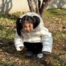 130 | 디스커버리 키즈 여아 레니아 다운 미드패딩 화이트 130 착용 후기