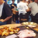 돈벼락맛집 | 동대문 장안동 고기집 돈벼락 김치 삼겹살 목살 항정살 맛집