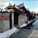 남촌중앙약국 | 눈 내린 겨울날 운치를 더하는 북촌한옥마을